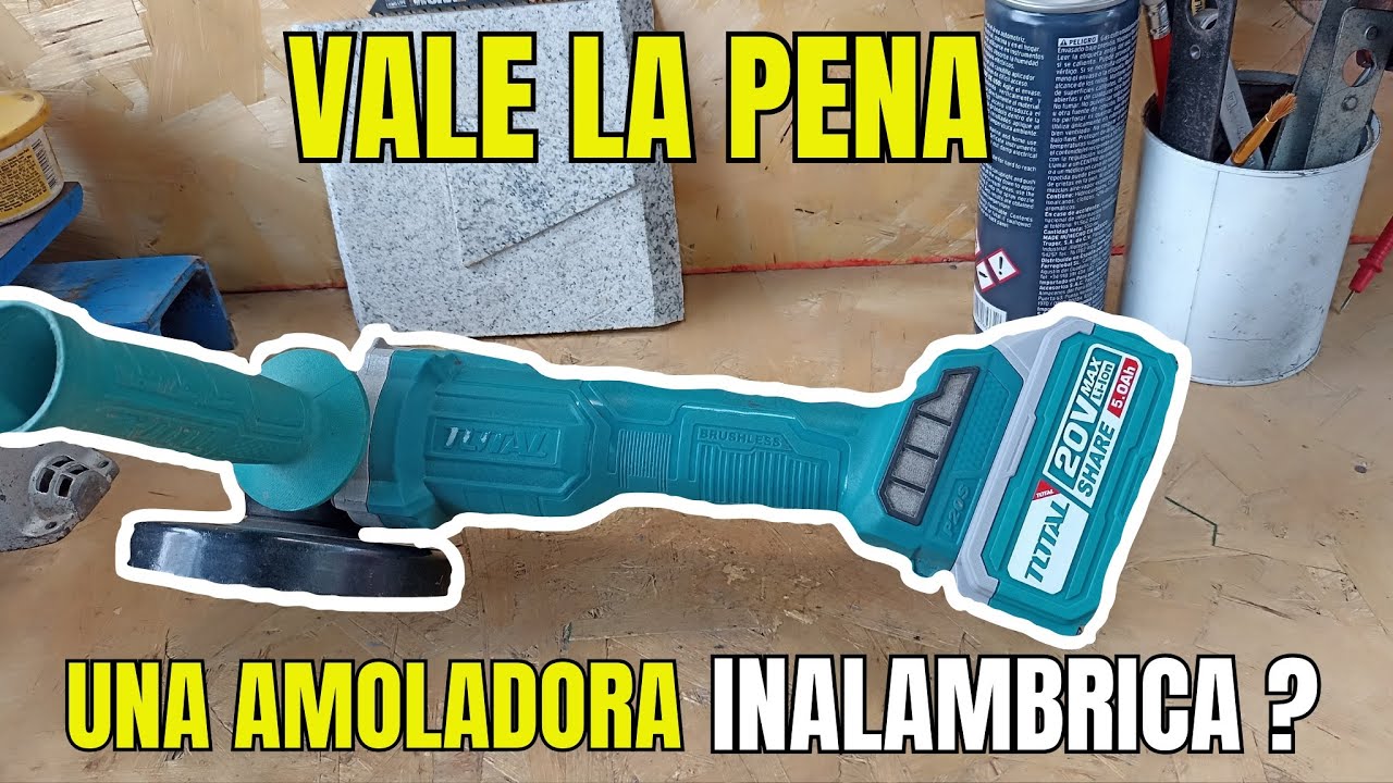 ¿Vale la pena una amoladora inalámbrica? 🔋⚡ Descubre la verdad antes de comprar