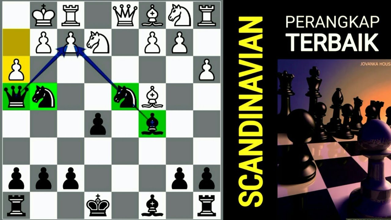 Catur Gila | Jebakan catur hitam terbaik SCANDINAVIAN DEFENSE