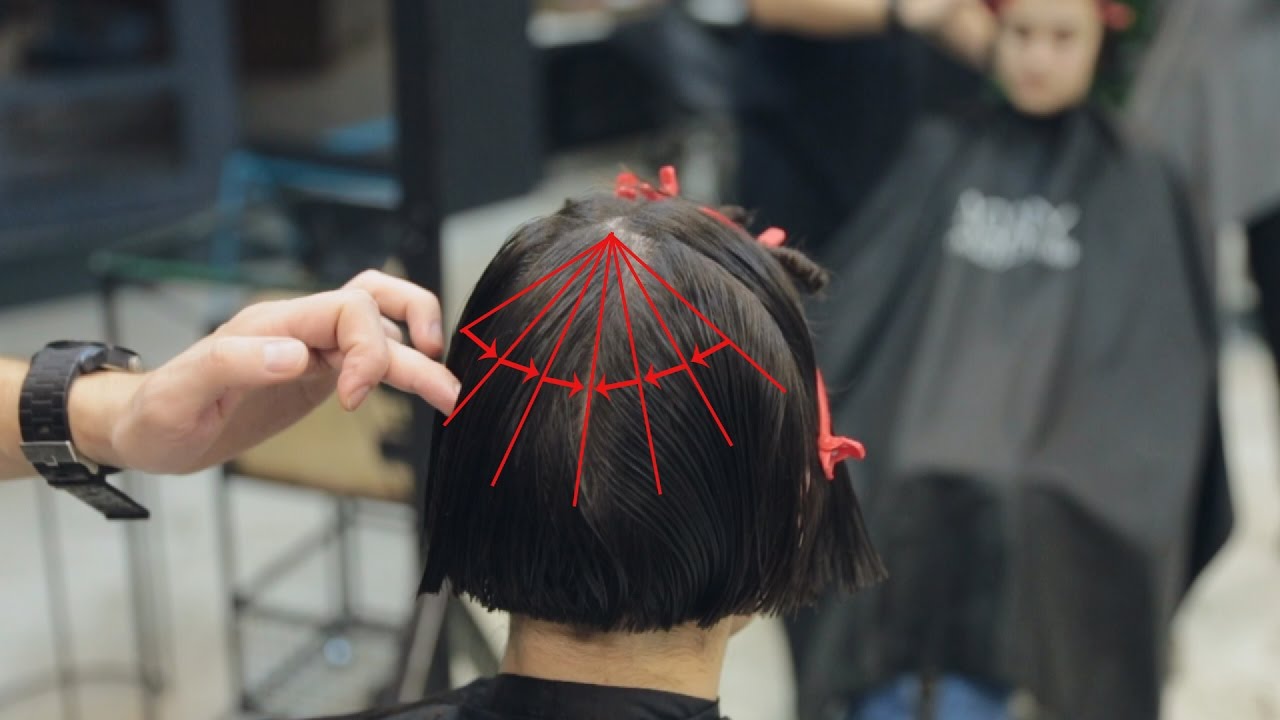 long to bob haircut, how to cut bob with accents