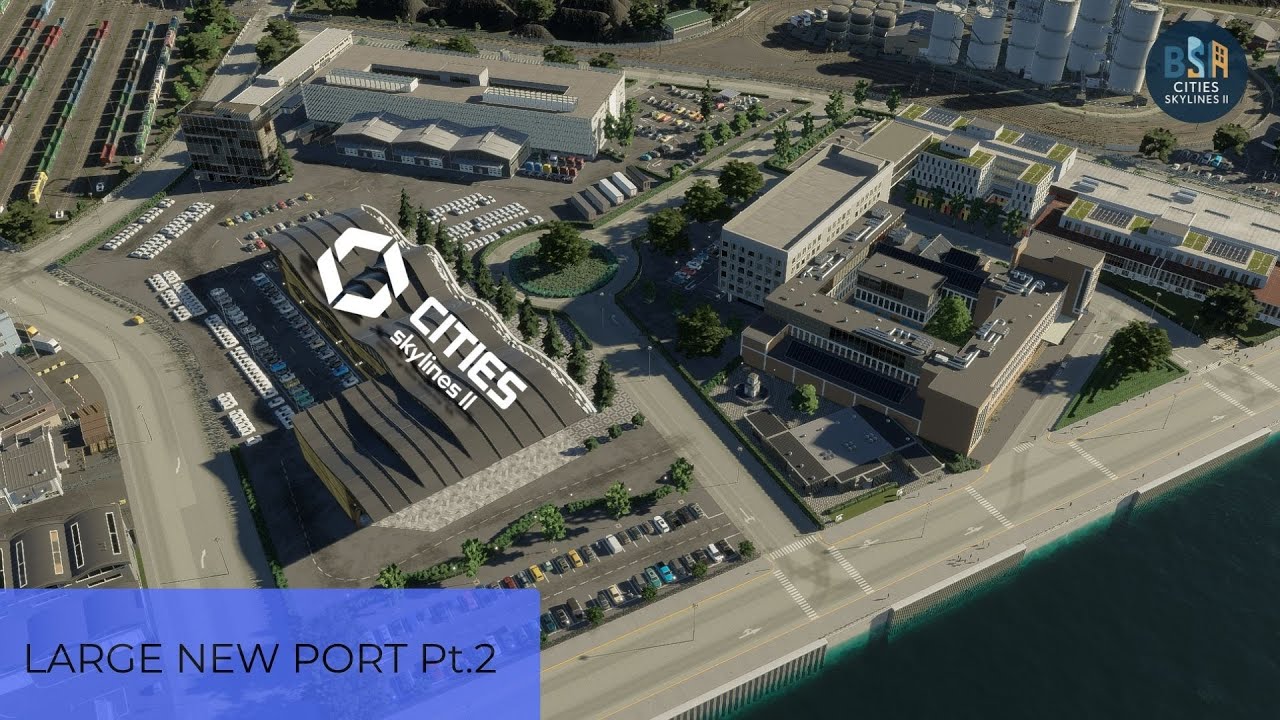 Pt.2 – How to Build a Realistic Industrial Complex with the New Update in Cities: Skylines 2