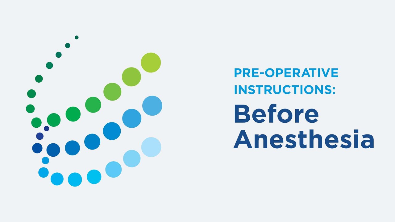 Pre-Operative Instructions: Before Anesthesia at Oral Surgery Services, Metairie, LA
