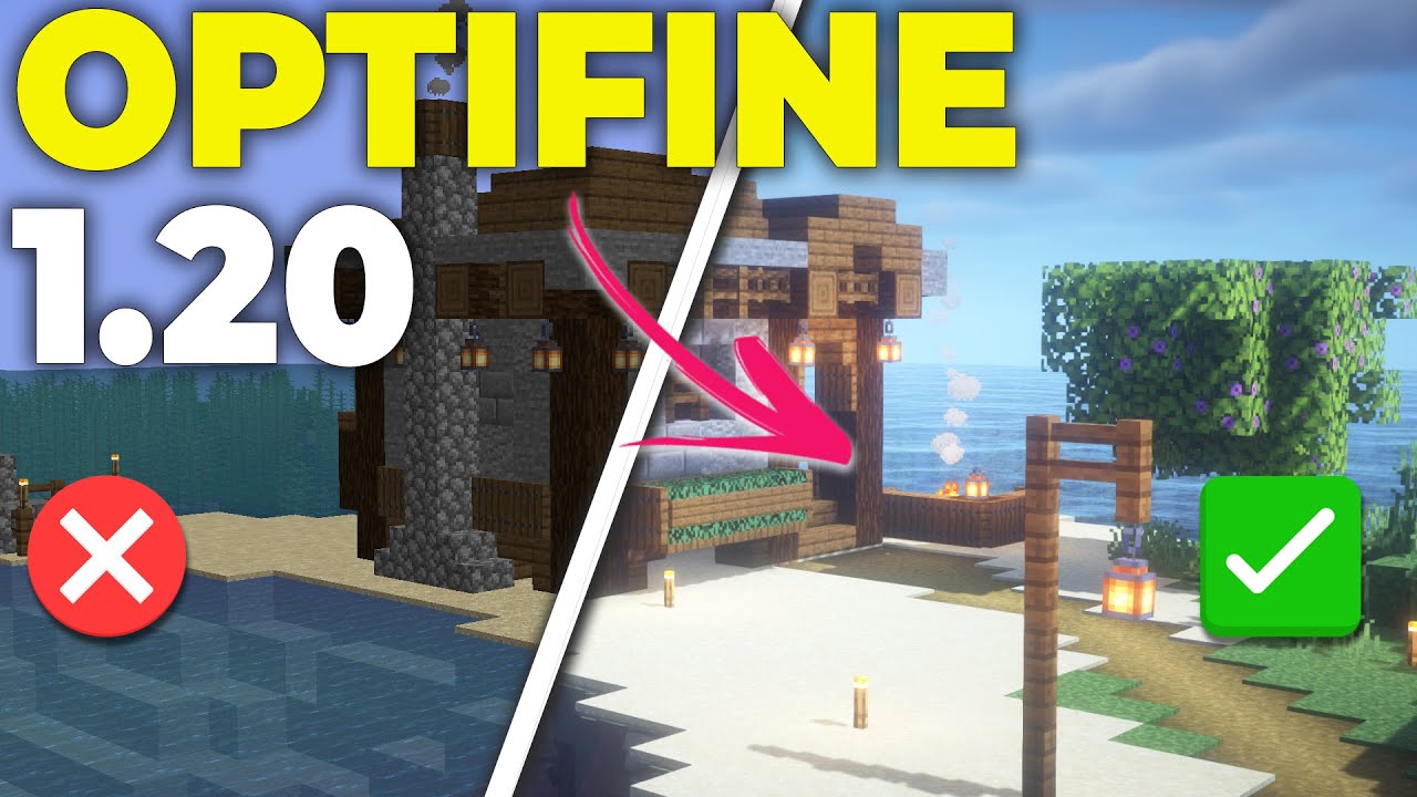 Как скачать и установить Optifine (Minecraft 1.20)
