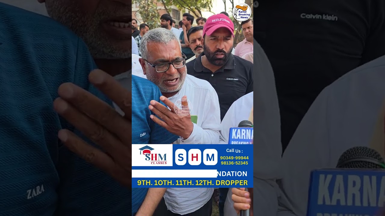 SHO के समर्थन में घरौंडा हल्के के सरपंच , पार्षद व संस्थाएं उतरी सड़कों पर ,