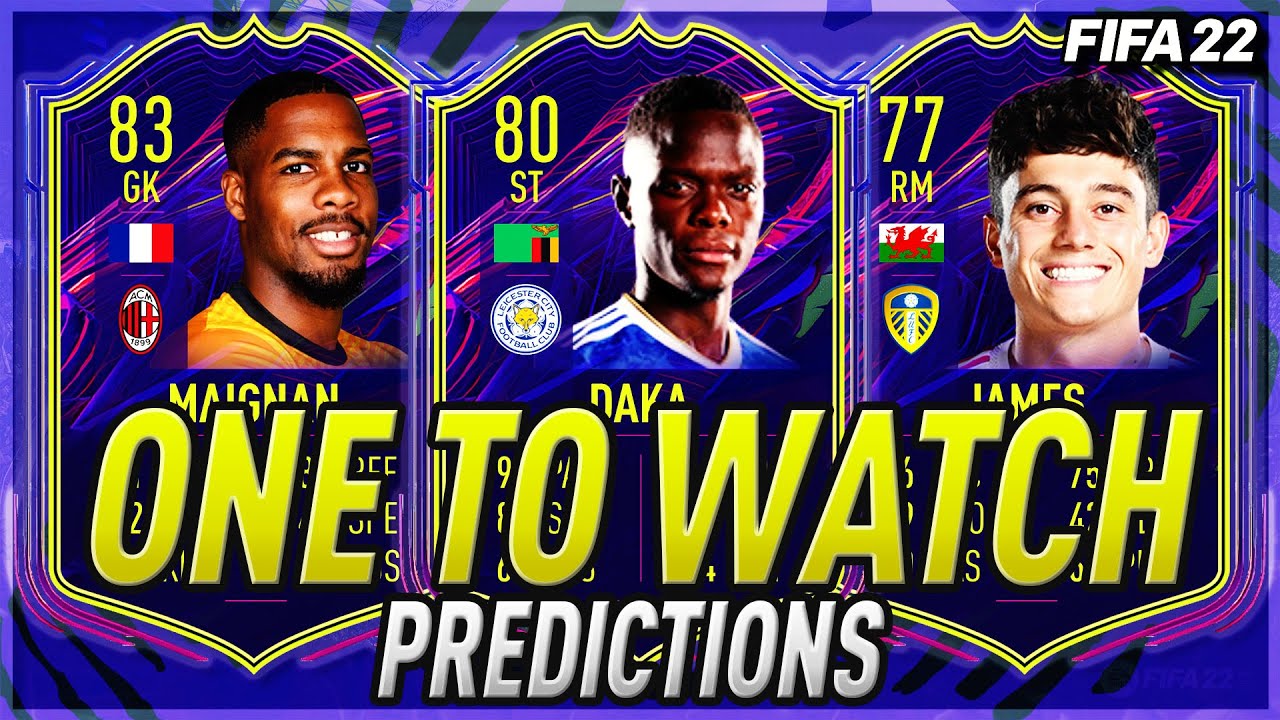 FIFA 22 MORE ONE TO WATCH PLAYERS PREDICTIONS!!