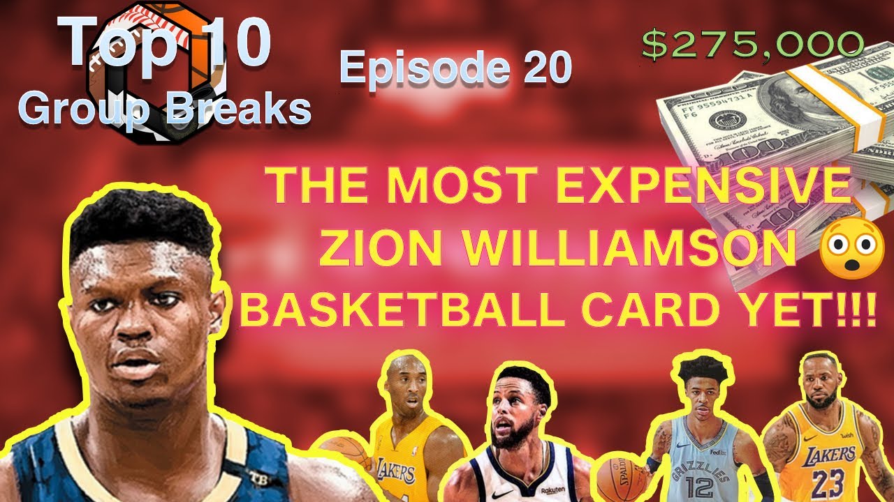 $275,000 ZION WILLIAMSON PANINI NATIONAL TREASURES CARD PULLED 💰 1/1 Logoman This Week In Breaks