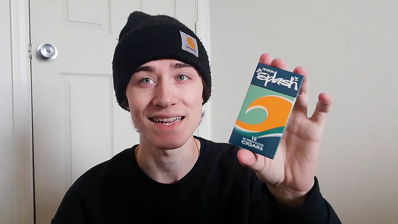 Smoking a Djarum Splash Clove Cigarette - Review