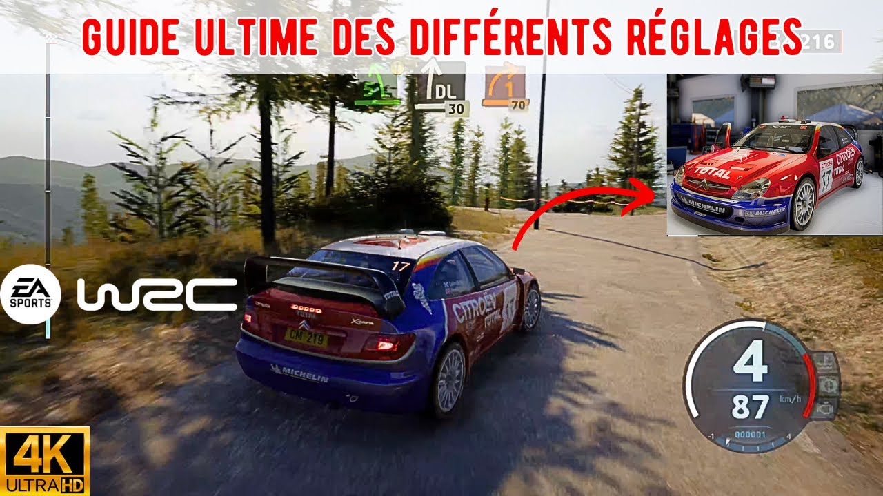 EA WRC : Tuto pour comprendre tout les réglages du jeu (alignement, différentiels, amortisseur etc)