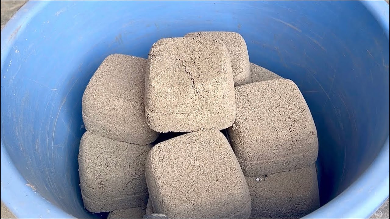 Soft crispy🪨 Sand Cement Dry Crumbling satisfying