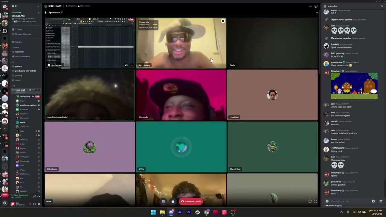 jim legxacy plays unreleased music and interacts w/ fans [ 5.2.25 ]