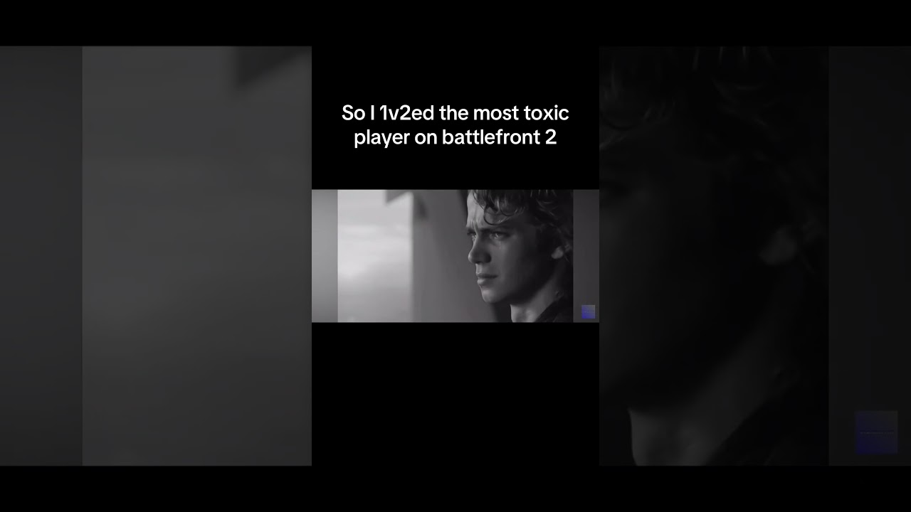 So I 1v2ed the most toxic battlefront 2 player and this happened 