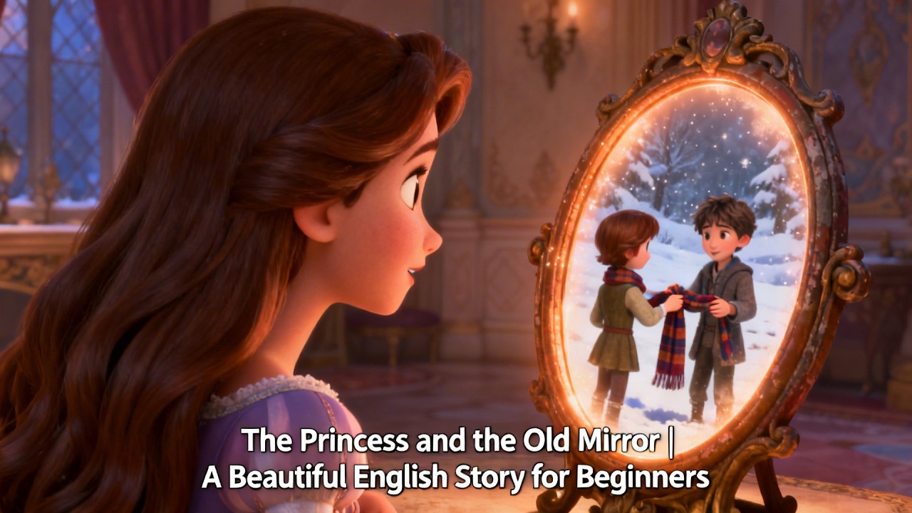 The Princess and the Old Mirror | A Beautiful English Story for Beginners (A1–A2)