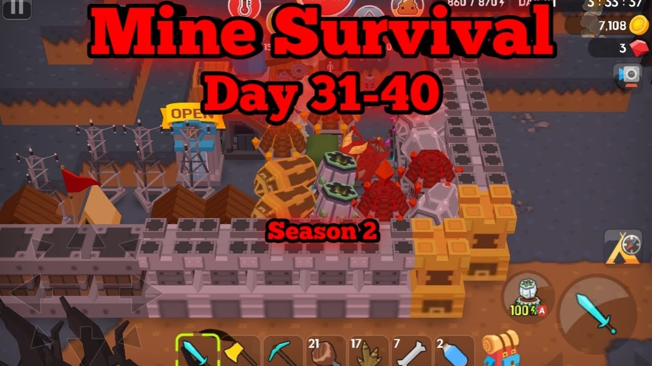 Mine Survival | Day 31- 40 | Hell Mode | Season 2