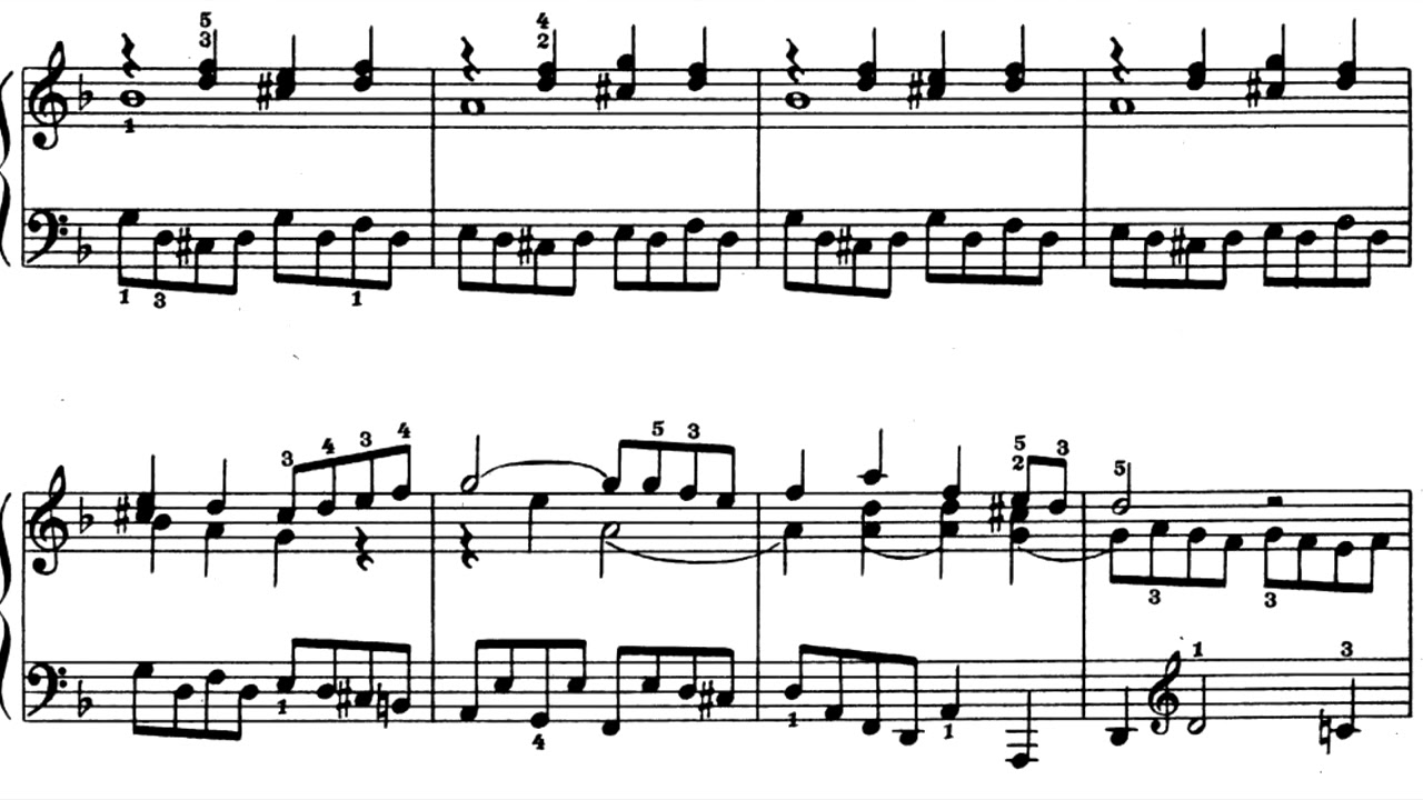 J.S.Bach - Italian concerto 3rd movt 'Presto' (바흐 - 이탈리안 협주곡 3악장)