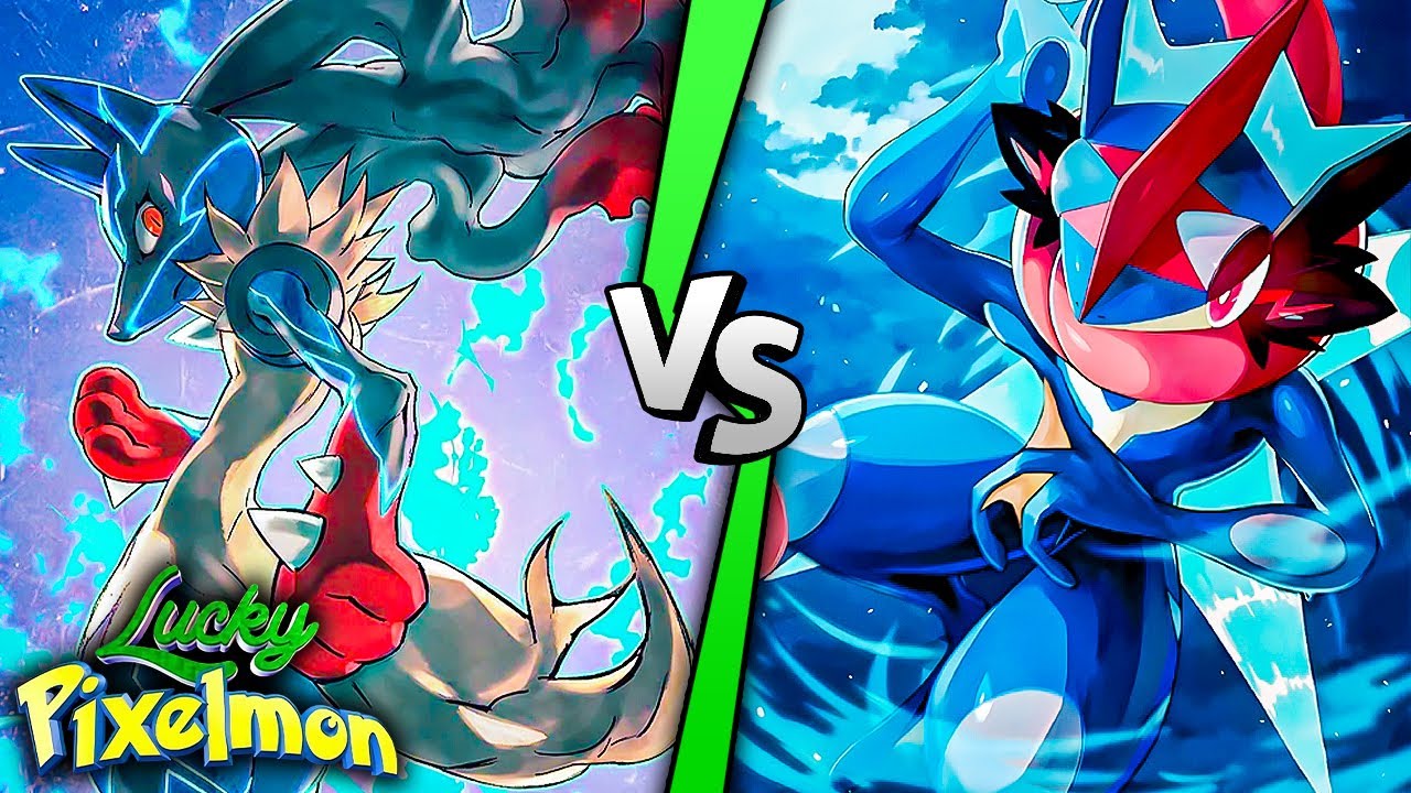 Minecraft LUCKY PIXELMON - MEGA LUCARIO vs ASH-GRENINJA ! A VIRADA HISTÓRICA !!