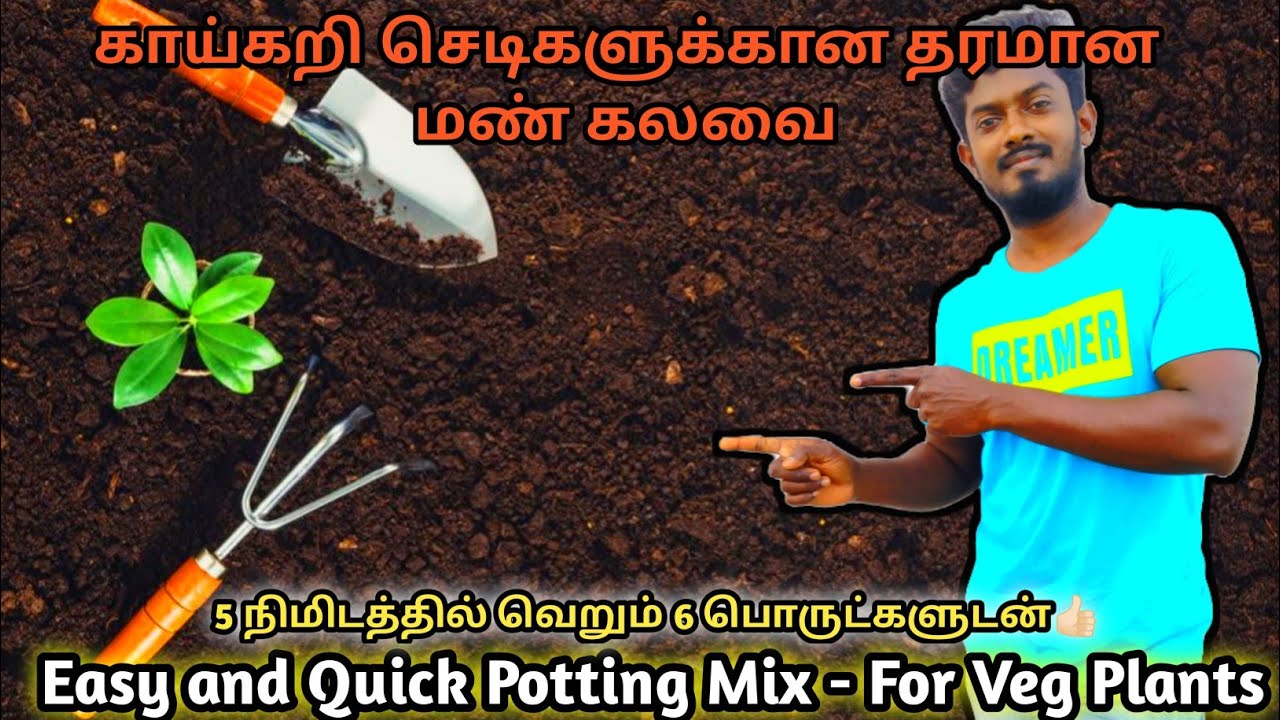 மாடித்தோட்டத்திற்கு தரமான மண் கலவை செய்வது எப்படி | PERFECT POTTING MIX | TERRACE GARDEN | SOILMIX