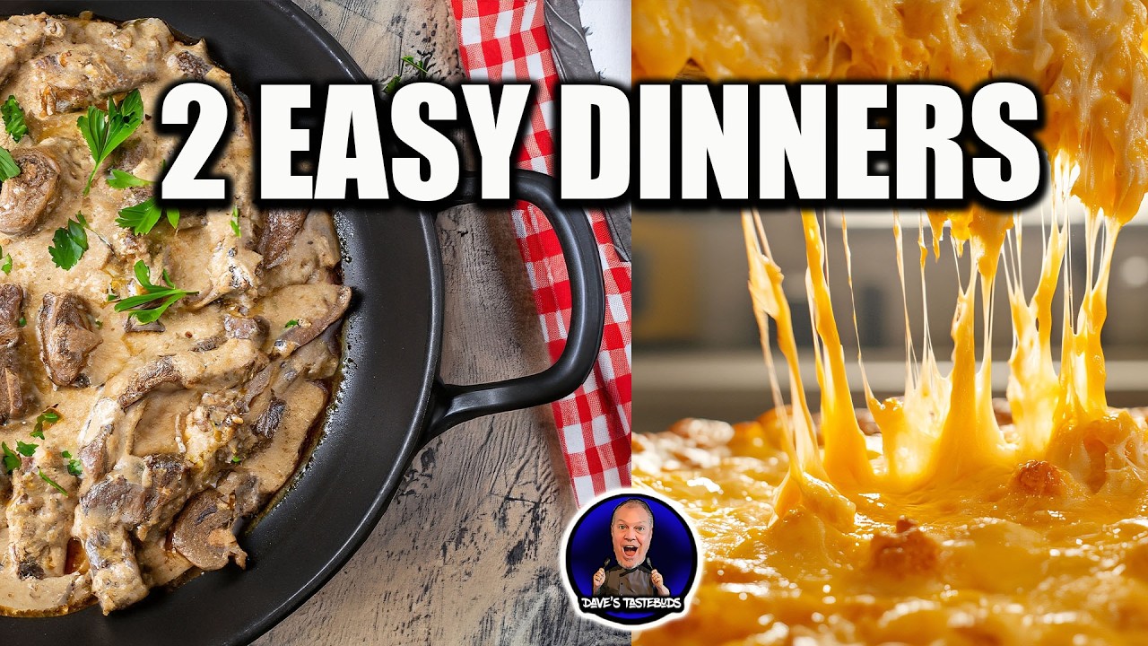 Easy Beef Stroganoff & Creamy Tuna Noodle Casserole | 2 Easy Comfort Food Recipes
