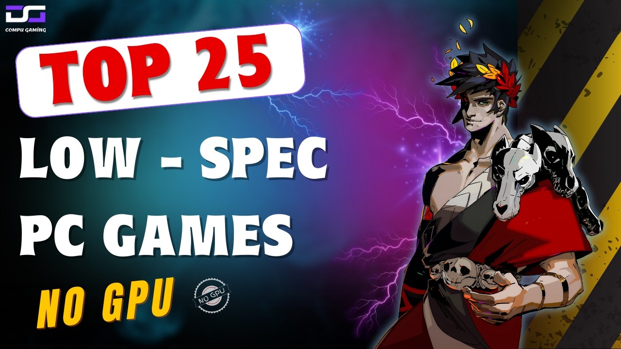 TOP 25 Best Low Spec PC Games That Will Run WithOut Graphics Card | 2026 Guide