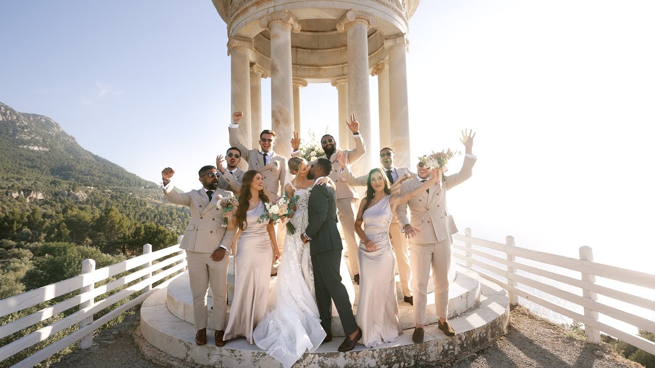 Magdalena & Mak's destination wedding in Mallorca | 1 min highlights | Finca Son Marroig Mallorca