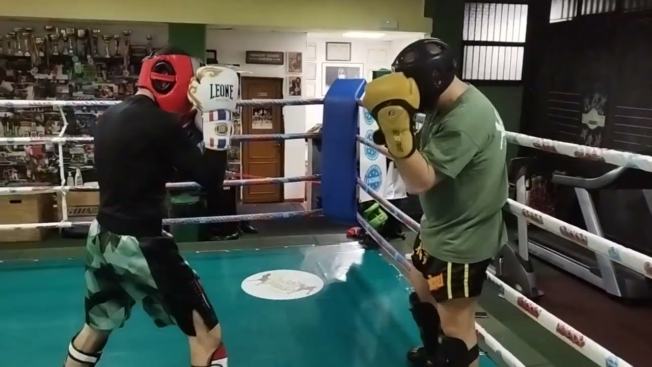 Alfredo Belmonte - sparring con Angelo Palma 1