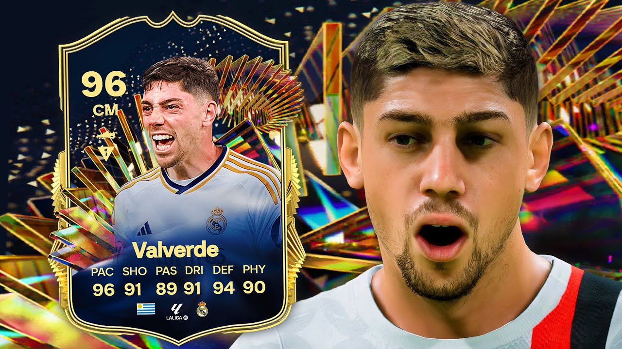 96 TOTS Valverde Player Review - EA FC 24