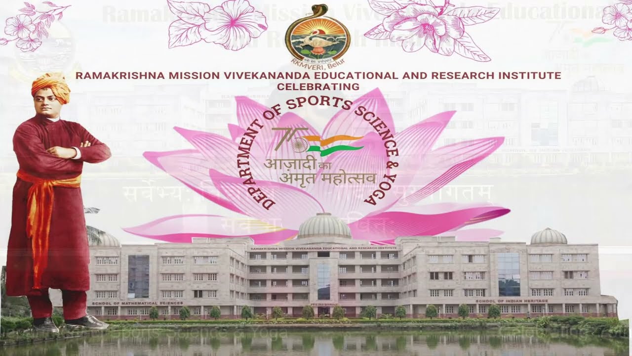 RKMVERI : Demonstration of Padmasana