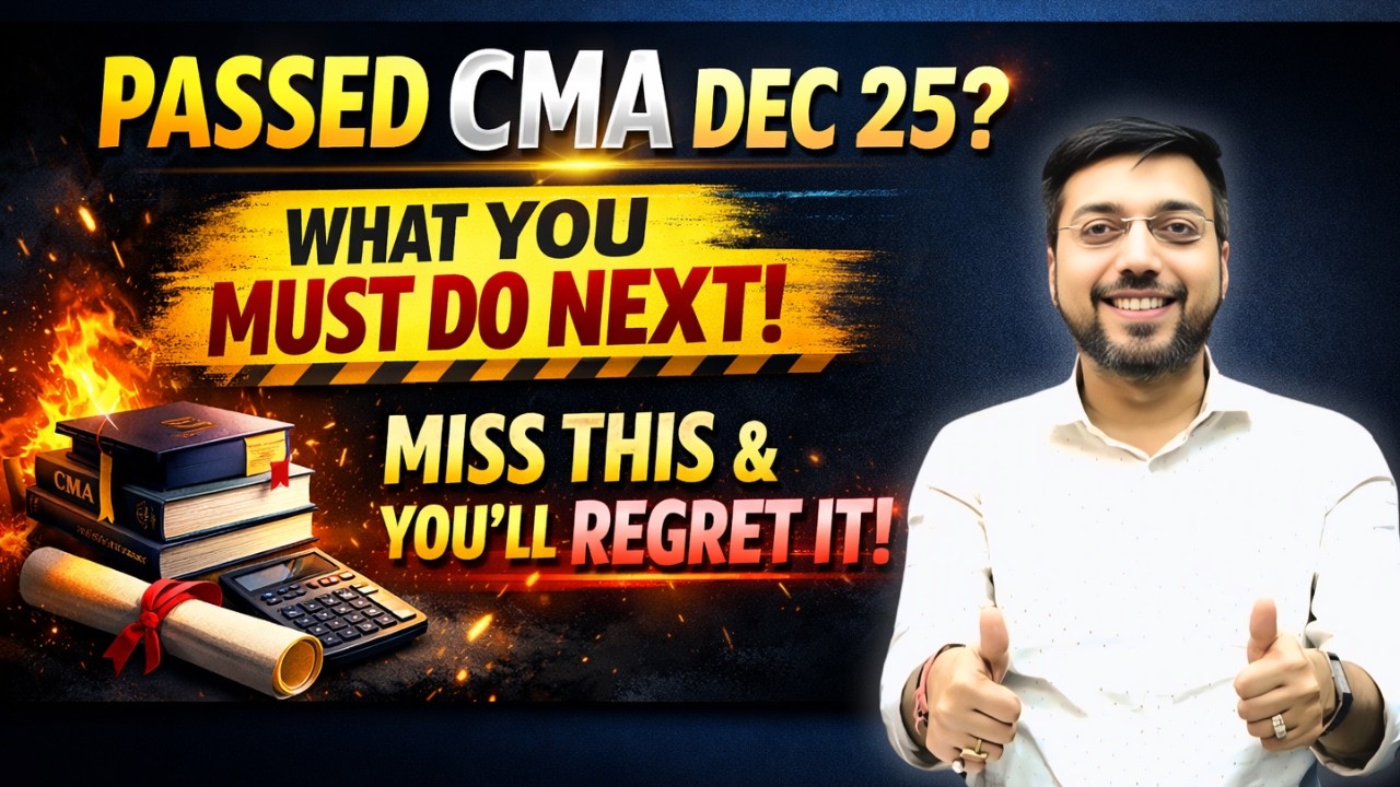 Passed CMA? Watch This Before Taking Your Next Step