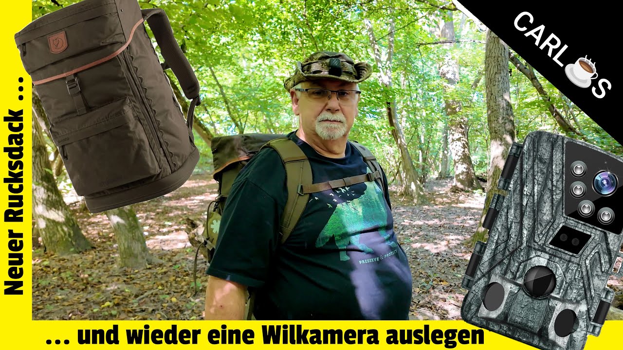 Neuer Rucksack, neues Fertiggericht und eine Wildcam im Dschungel auslegen