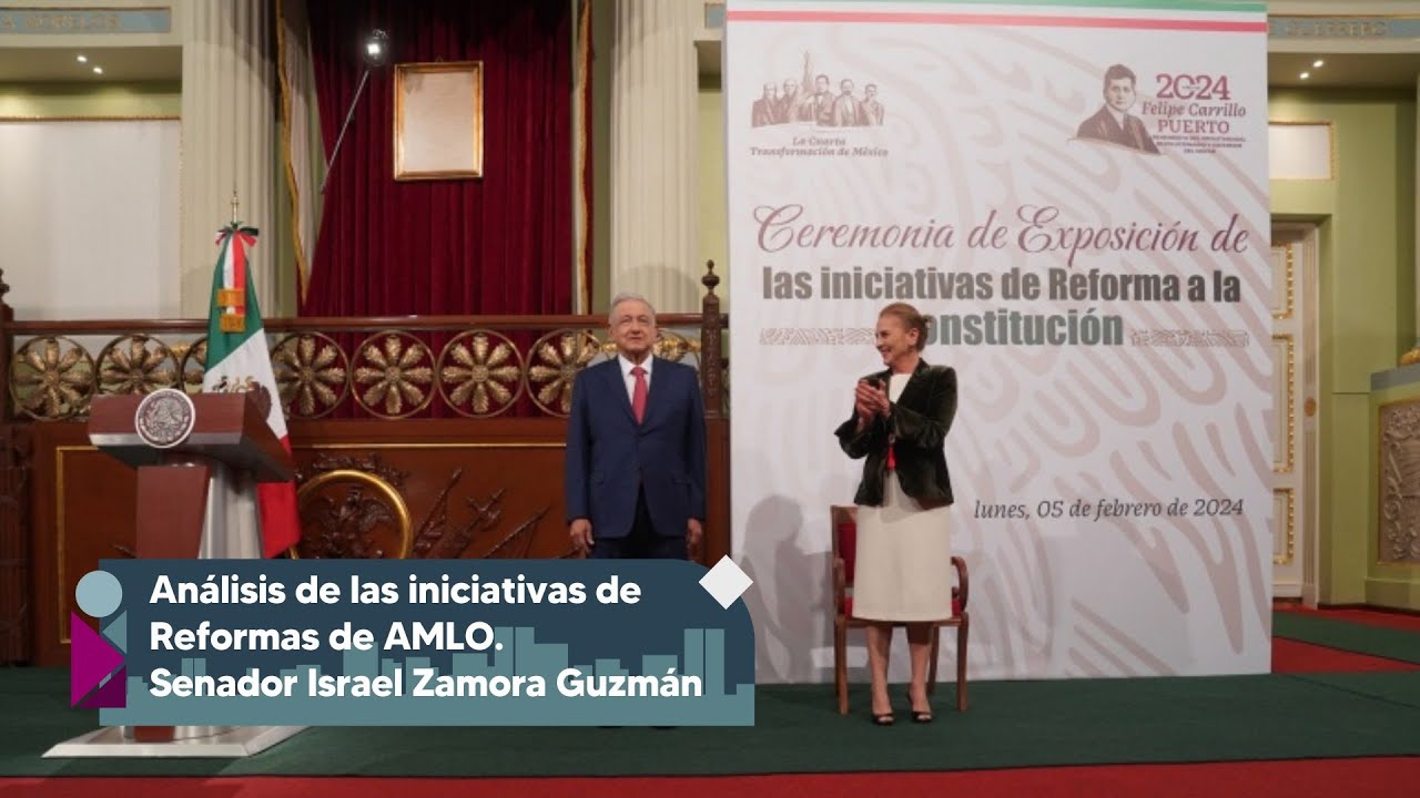 Perspectiva sobre las iniciativas de Reformas de AMLO | Senador Israel Zamora Guzm&aacute;n