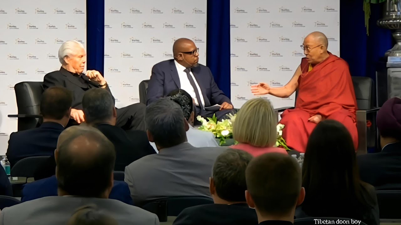 His Holiness The 14th Dalai Lama and Actor Forest whitaker 