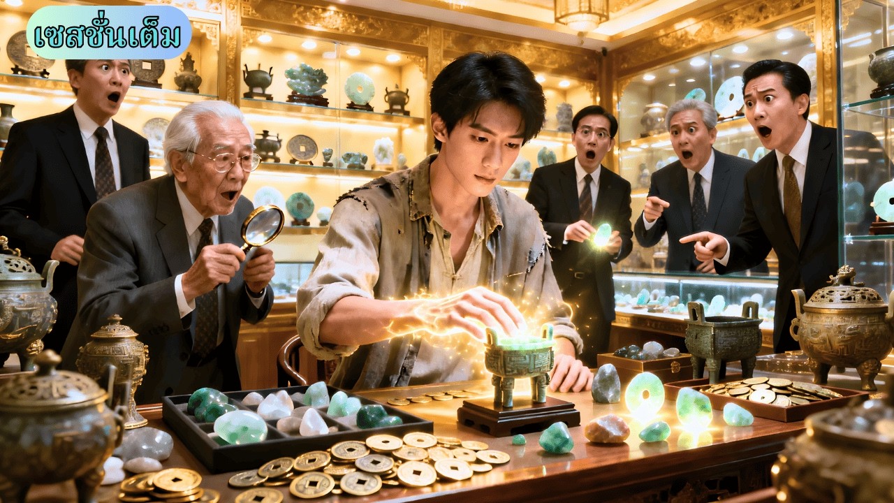 หนุ่มจนมีมือขวาเชื่อมโชคลาภ แตะครั้งเดียวประเมินและคัดลอกโบราณวัตถุ สร้างเงินพันล้านและอาณาจักร