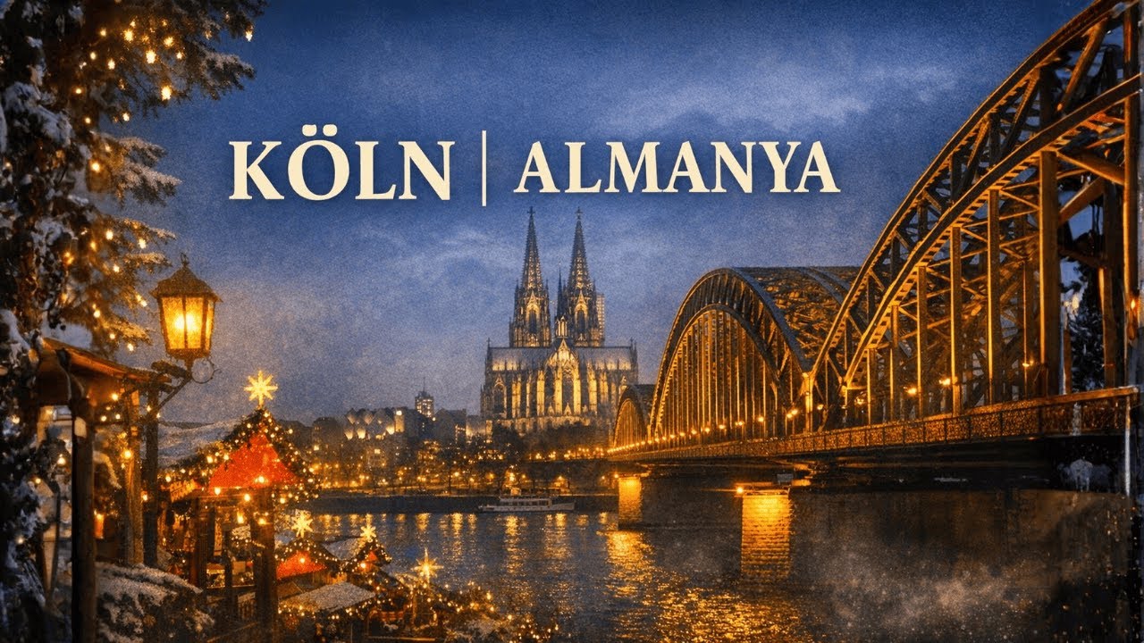 Almanya - Köln | Noel Pazarları, Köln Katedrali, Alman Lezzetleri | Sahrap Soysal Vlog
