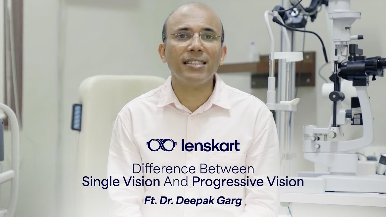 Difference Between Single Vision And Progressive Vision | #Lenskart