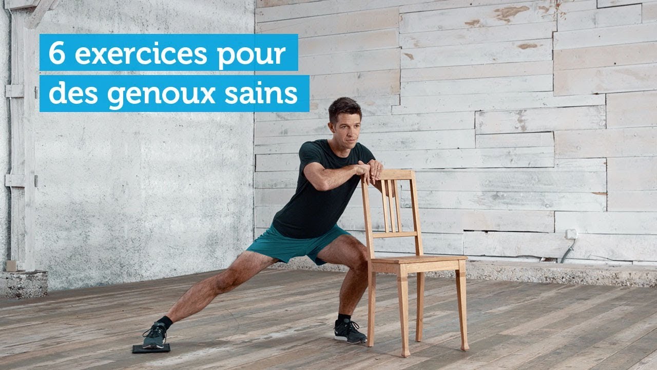 6 exercices pour les genoux: renforcer, stabiliser et protéger