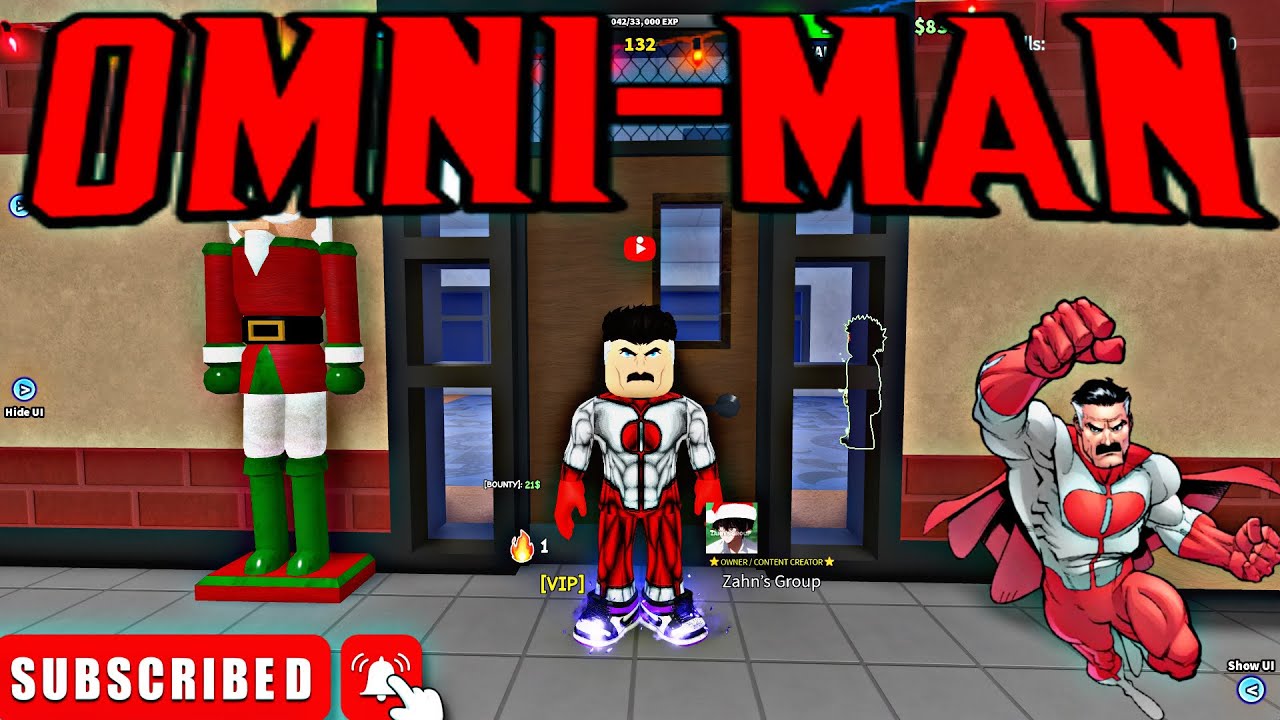I became OMNI-MAN in Roblox Fight in a school..