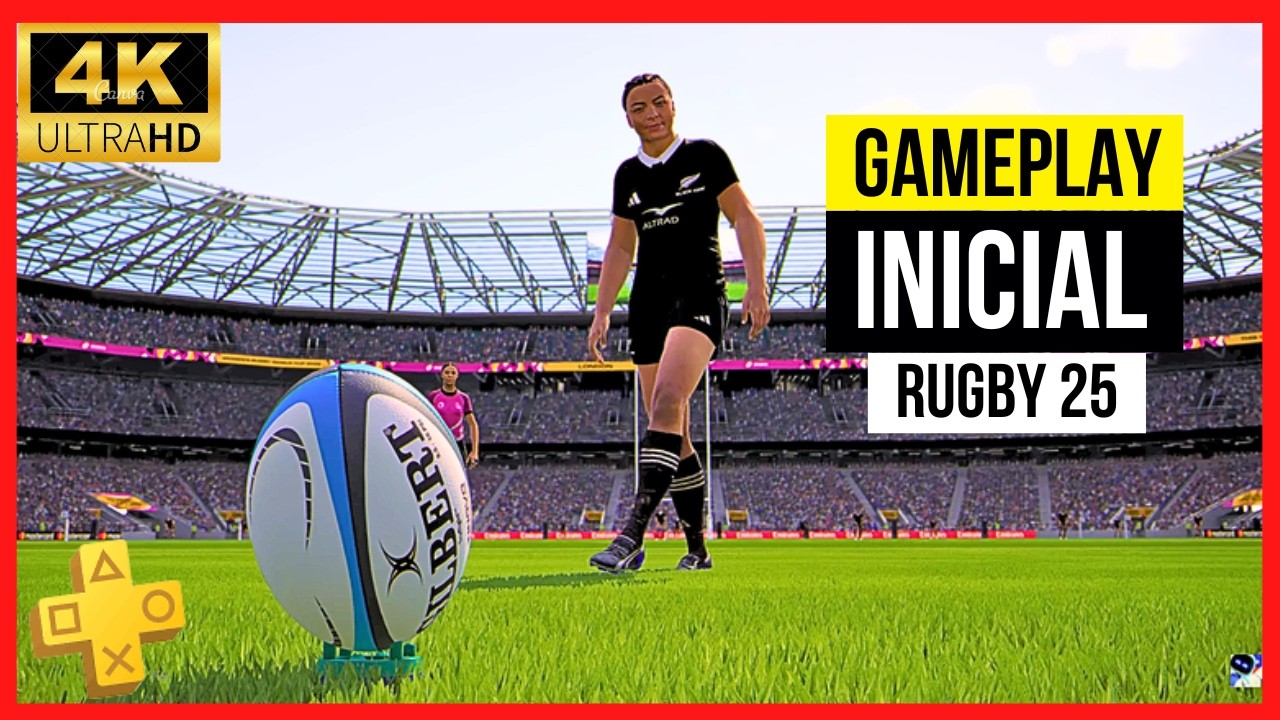 Así se vive un partido profesional en Rugby 25 ahora gratis con PS Plus Extra y Deluxe.