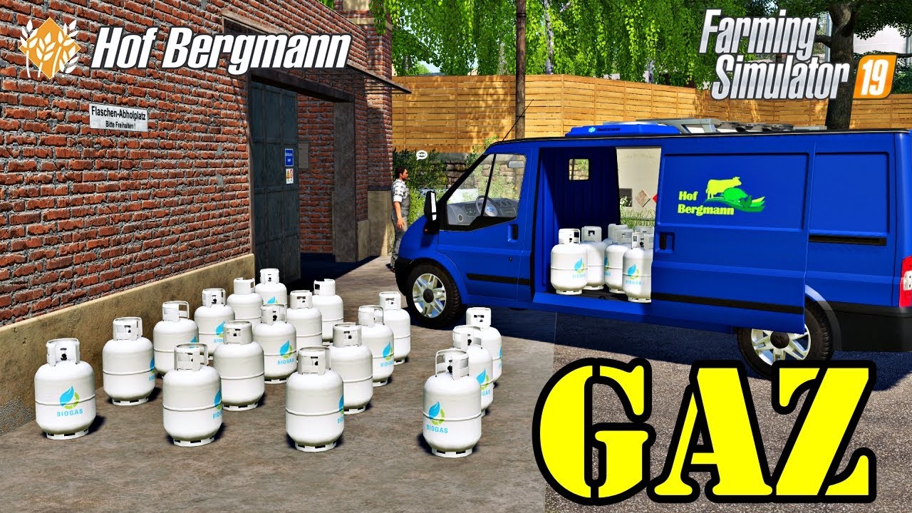 🔥 GAZ w BUTLACH ⛽ - Hof Bergmann ☆ Farming Simulator19 ☆  #119 ㋡ Anton