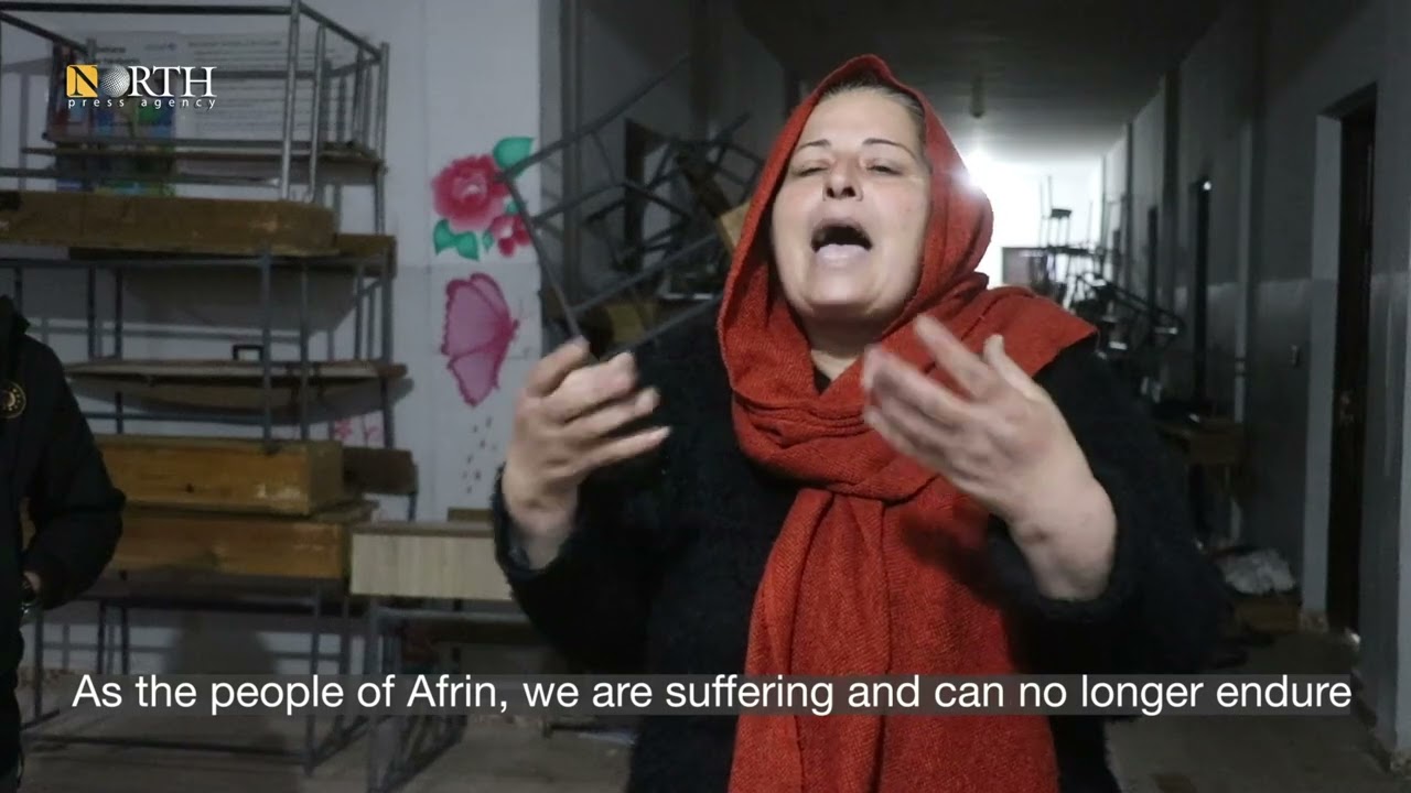 Displaced Kurdish women from Afrin face dire conditions in Qamishli