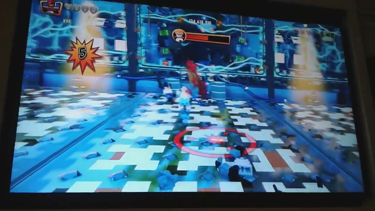 Syndrome Boss fight in Lego The Incredibles crime wave