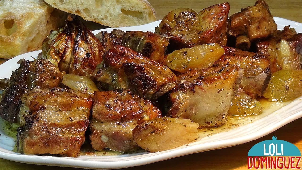Costillas de cerdo a la cerveza y al horno ¡Súper fácil! - Recetas paso a paso - Loli Domínguez