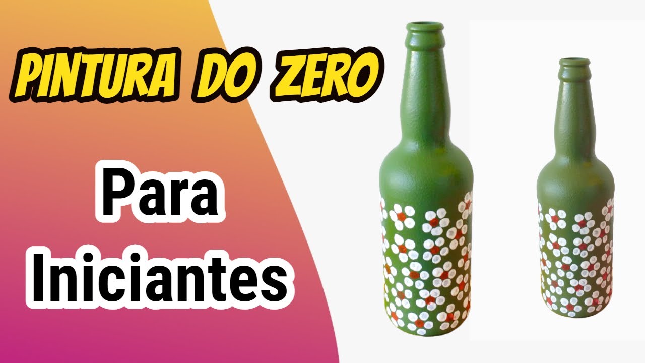 PINTURA PROFISSIONAL EM GARRAFA DE VIDRO #ARTESANATO