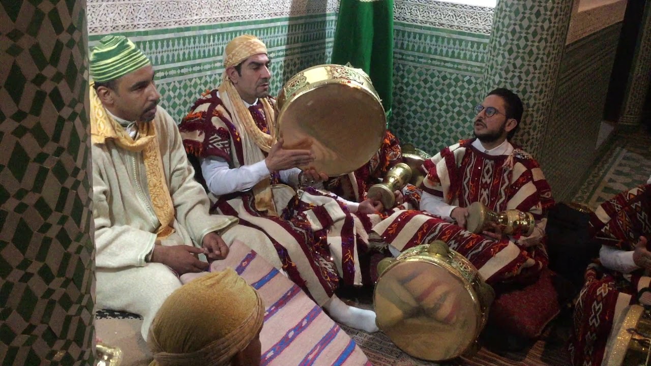 Aissawa in Fes at the Riad Alif during the Fez Gathering 2020, pt 2
