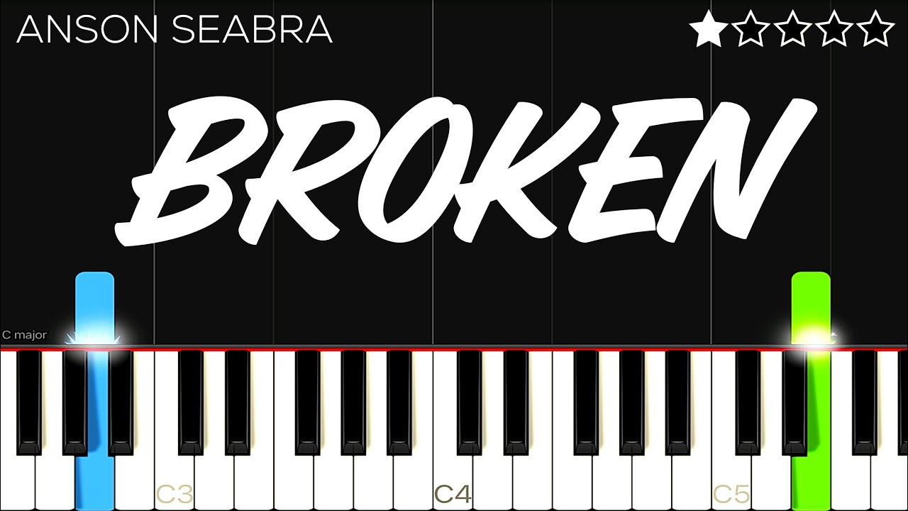 Anson Seabra - Broken | EASY Piano Tutorial