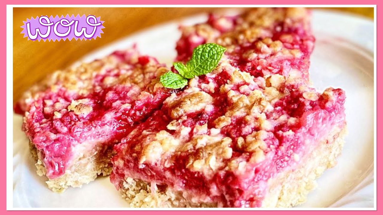 Deliciosa y facil receta de barras de avena con limon 😋 