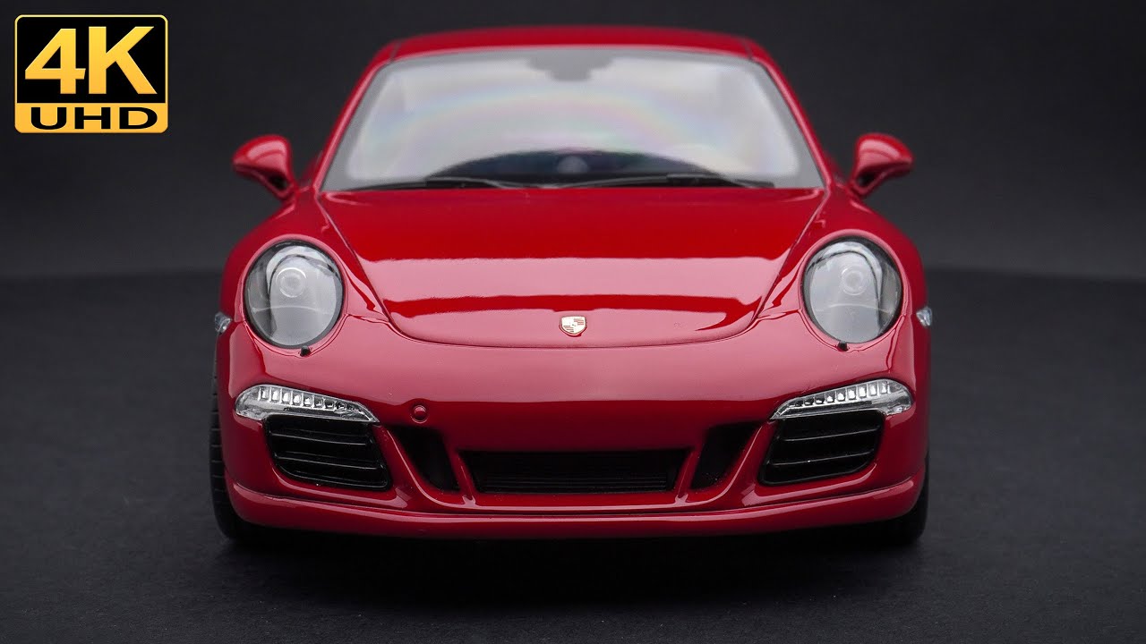 Porsche 911 Carrera GTS, 4K UHD - 1/18 Schuco