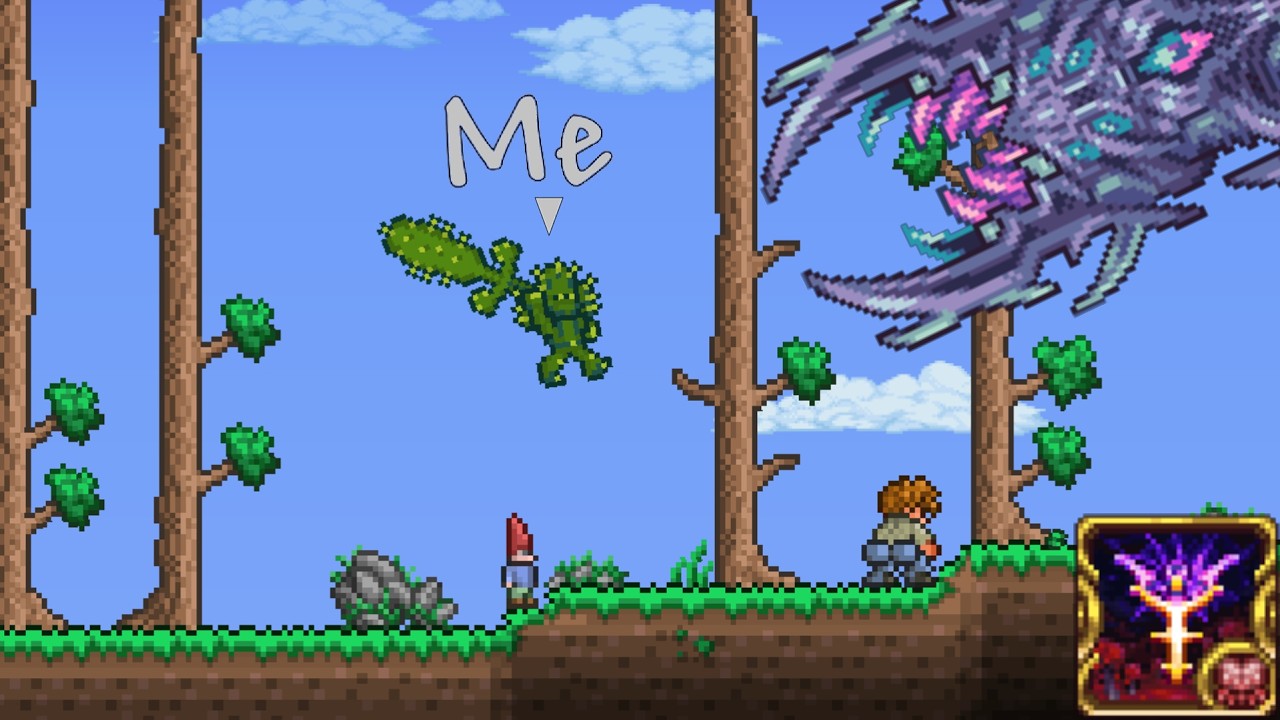 Beating Terraria CALAMITY INFERNUM with MELEE in the new CALAMITY&acute;S UPDATE