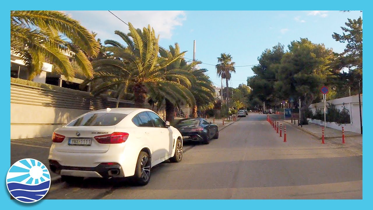Driving In Athens - Greece From Voula To Vouliagmeni (Laimos)
