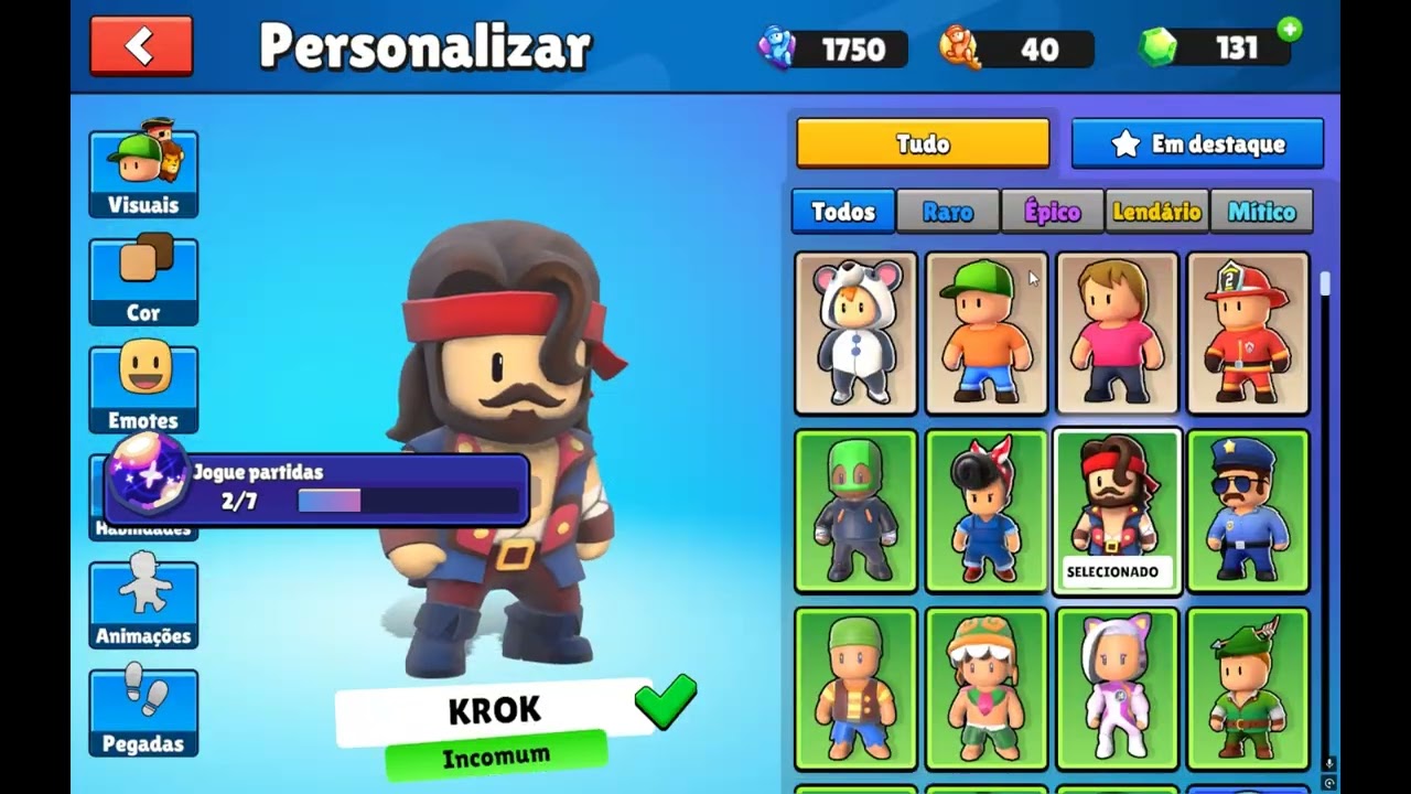 Joguei eventos muito bom