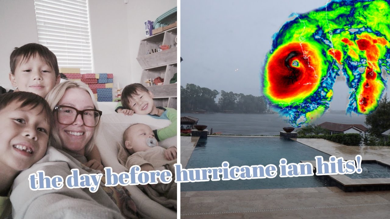 the day before hurricane Ian hit our home!
