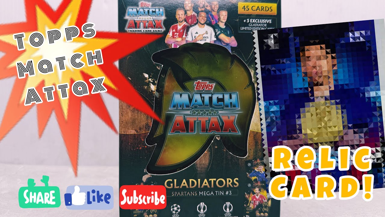 Unboxing: Topps Match Attax Gladiators 2025/26… FOUND ANOTHER RELIC CARD!! 🥇⚽️⚽️⚽️