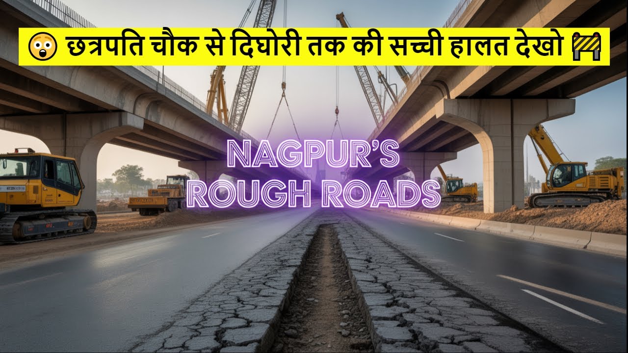 😡 नागपुर का ये रोड देखके आप भी Shock हो जाओगे! | Chatrapati Chowk to Dighori Road Update